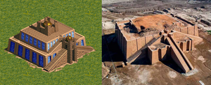 AoE Wonder mesopotamian comparison