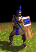 The Inca Bolas Warrior in-game