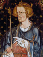 Portrait in Westminster Abbey, thought to be of Edward I