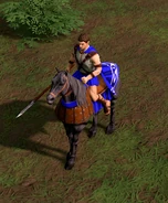 Close-up of the Contarius in Retold, with no upgrades