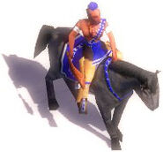 An in-game Elite Kanya Horseman