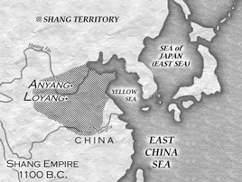 Mapa de los Shang sacado del manual de AoE1