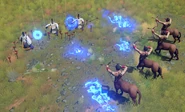 Onmyoji blue flames.png (2.68 MB) A group of Onmyōji attacking some Centaurs