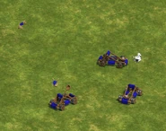 Jack be nimble showcase.png (992 KB) Catapults hurling peasants and their cattle instead of rocks upon "Jack be nimble" being activated in the Definitive Edition