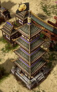 An in-game Japanese Monastery in the Industrial/Imperial Age in the Definitive Edition