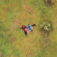 A Mongol Scout carrying a Boar carcass in the campaign