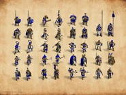 All infantry unique units with Elite upgrades