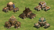 All Imperial Age Town Centers introduced in the HD expansions