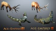 Alligator and Elk in the original version and Definitive Edition