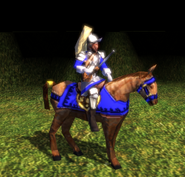 An in-game Guard Dragoon sideview