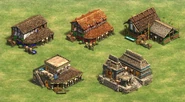 Les écuries de l'âge des châteaux du jeu original dans Definitive Edition