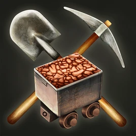 Copper mine portrait