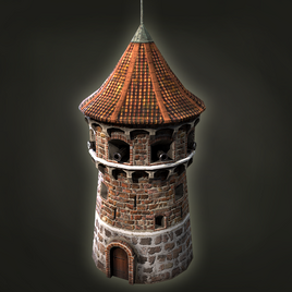 Battery tower portrait