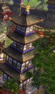 In-game Japanese Monastery in the Industrial/Imperial Age