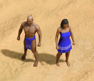 Male and female Laborers in Retold