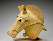 Haniwa Horse, c. 300–645 AD, red earthenware, The Museum of Fine Arts, Houston, USA