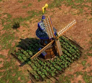 In-game Eastern European Mill in the Industrial/Imperial Age in the Definitive Edition