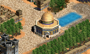 The Dome of the Rock in Jerusalem in The Siege of Jerusalem