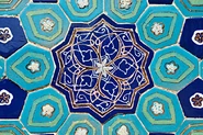 A girih of the Shah-i-Zinda in Samarkand, Uzbekistan