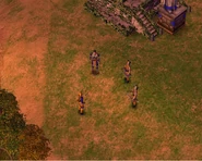 Adult Kastor in the expansion, with Atlantean warriors