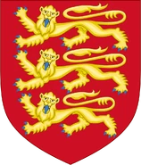 Royal arms of Angevin kings, adopted in 1198