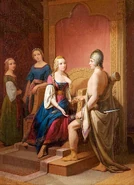 Freyja Based On.jpg (227 KB) Heimdallr returns the necklace Bryfing to Freyja, a painting by Swedish artist Nils Blommér, 1846