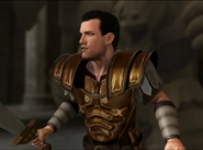 Arkantos in the cinematic intro of the original game