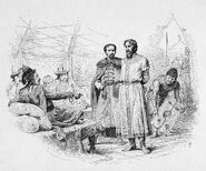 Mikhail Yaroslavich before the Mongol khan, by Vasili Vereshchagin.