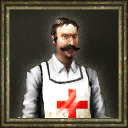 Surgeon portrait in the Age of Empires III beta