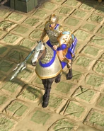 Close-up of the Contarius Hero in Retold
