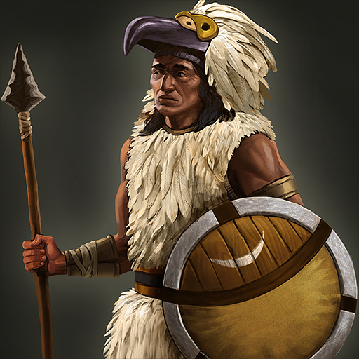 aztec eagle warrior head