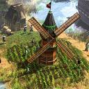 In-game Eastern European Mill in the Colonial/Fortress Age