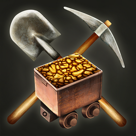 Gold mine portrait