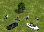 Cheats AoEDE.png (1.74 MB) All cheat units with unique appearances in the Definitive Edition, left to right, 1st row: Stealth Archer; 2nd row: Laser Trooper, BabyPrez, Zug209, Nuke Trooper (same sprites as Laser Trooper), 3rd row: Winsett's Z, Winsett's Other Z