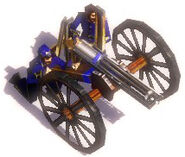 A Gatling Gun in Bombard mode.