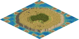 Volcanic island composite