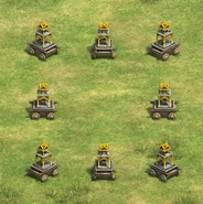 A group of Relic Carts in the Definitive Edition