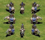 Elephant Archers in Age of Empires II HD: The Forgotten, until patch 3.4