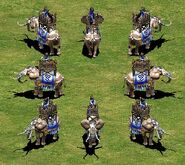 Elephant Archers in Age of Empires II HD: The Forgotten, until patch 3.4