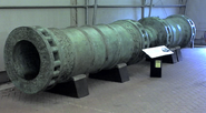 The Dardanelles Gun, which the Great Bombard is based on