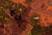 The ruins of the Central Pillar, as seen in Divine Intervention