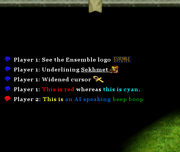AoM chat formatting demo