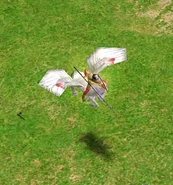 Bellerophon charging with his special leap attack