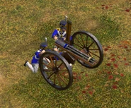 The United States' Heavy Gatling Gun in Bombard Mode