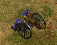 The United States' Imperial Gatling Gun in Bombard Mode