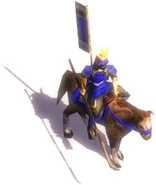 An in-game Honored/Exalted Naginata Rider