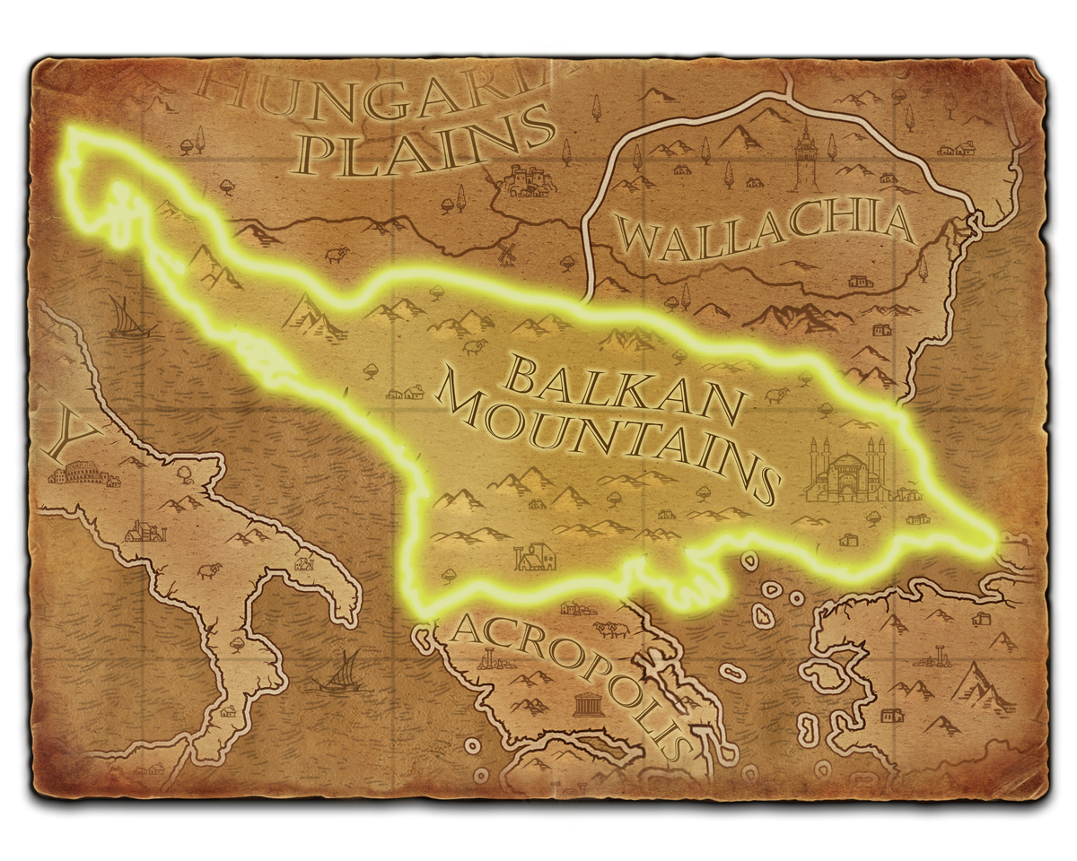 balkan mountains map