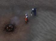 Spy leaving Stealth mode while performing a First Strike