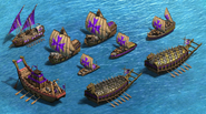 All siege units trained at the Dock