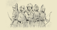 Mongol warriors